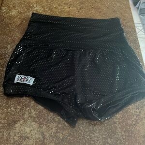 Roller derby derby kiss shorts small medium black